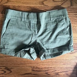 army green shorts